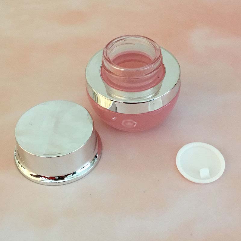 20ml 30ml 50ml cosmetic glass container with silver or gold lid 20g 30g 50g glass bottle for face lotion cream