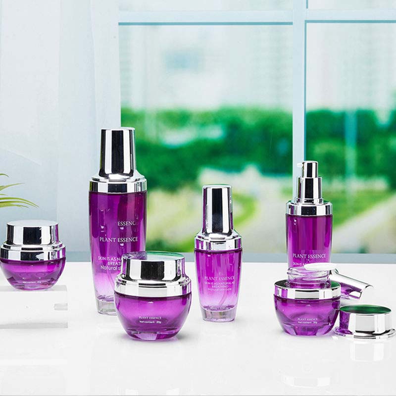 20ml 30ml 50ml cosmetic glass container with silver or gold lid 20g 30g 50g glass bottle for face lotion cream