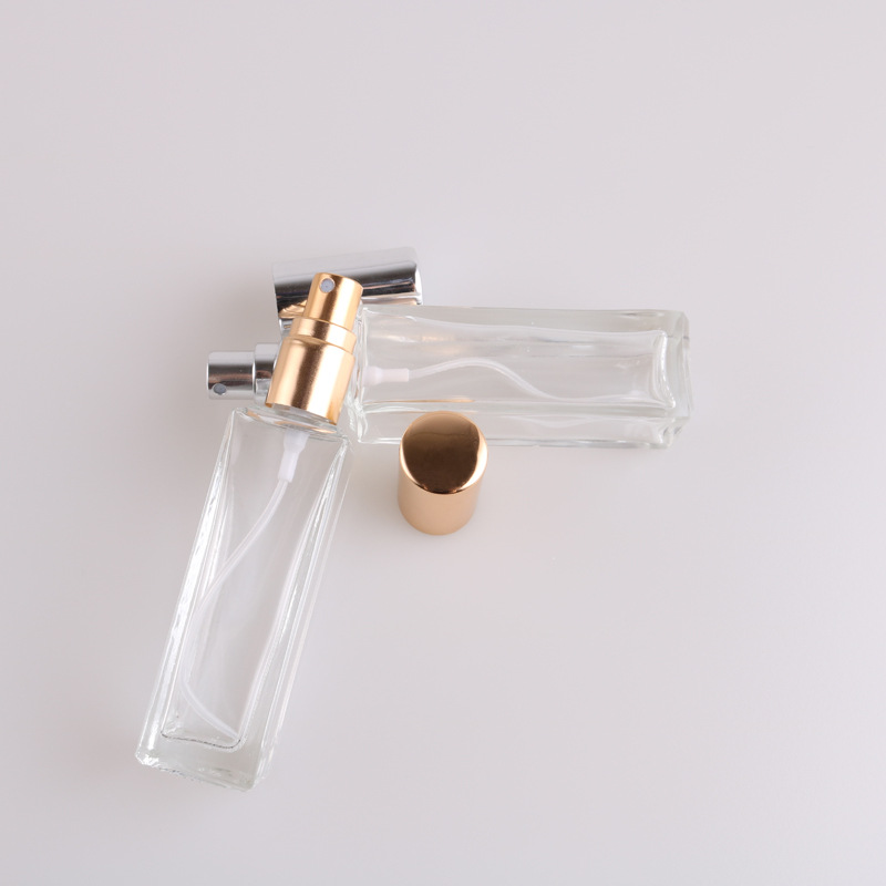 20ml 30ml 50ml round square custom logo lable clear glass fragrance bottles