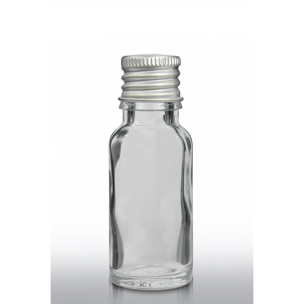 20ml Clear DIN18mm Euro Glass Bottle Essential Oil Glass Bottle with dropper or screw cap or fine mist spray