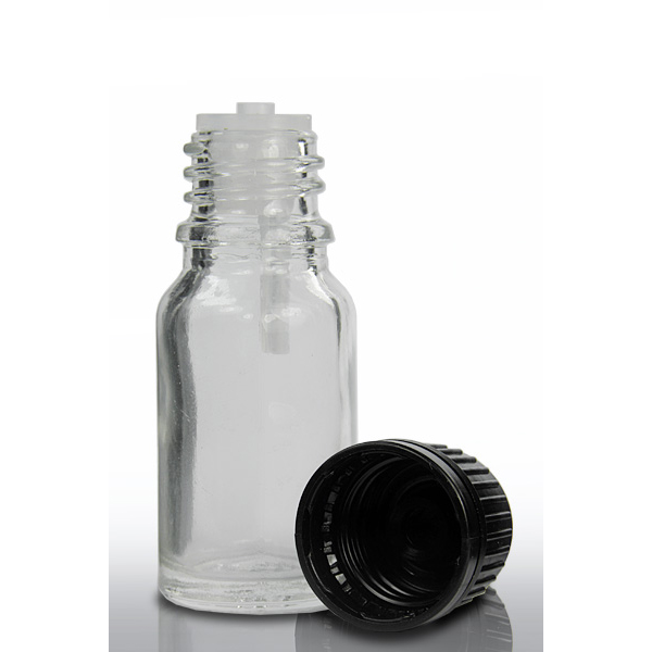 20ml Clear DIN18mm Euro Glass Bottle Essential Oil Glass Bottle with dropper or screw cap or fine mist spray