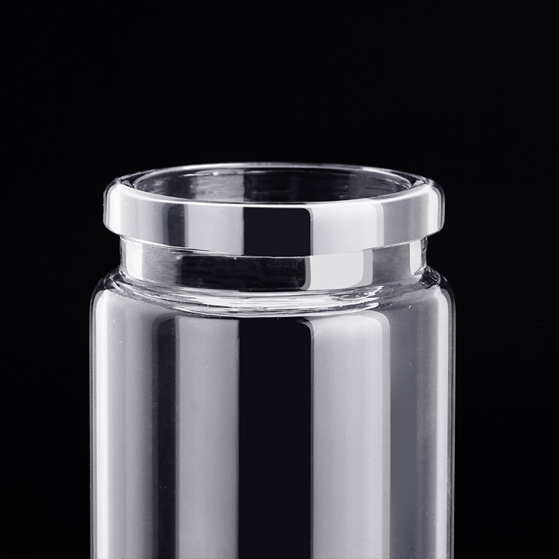 20ml Clear perfume glass message wishing manufacture cosmetic jar and bottles with cork top