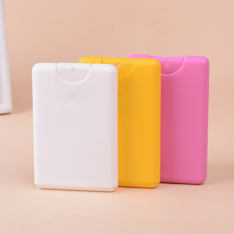 20ml Credit Card Shape Flat pPastic PP Pocket Perfume Bottle