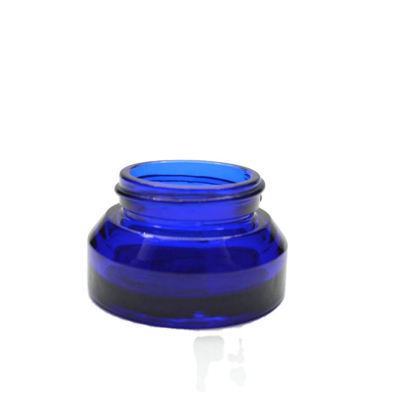 20ml Round Royal Glass Cosmetic Packaging Face Eye Cream Jar