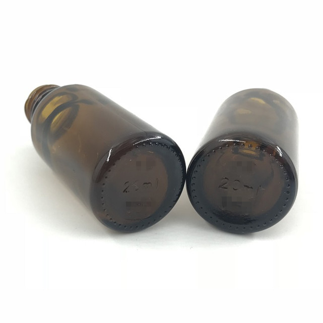 20ml amber essential oil glass bottle with tamper proof cap