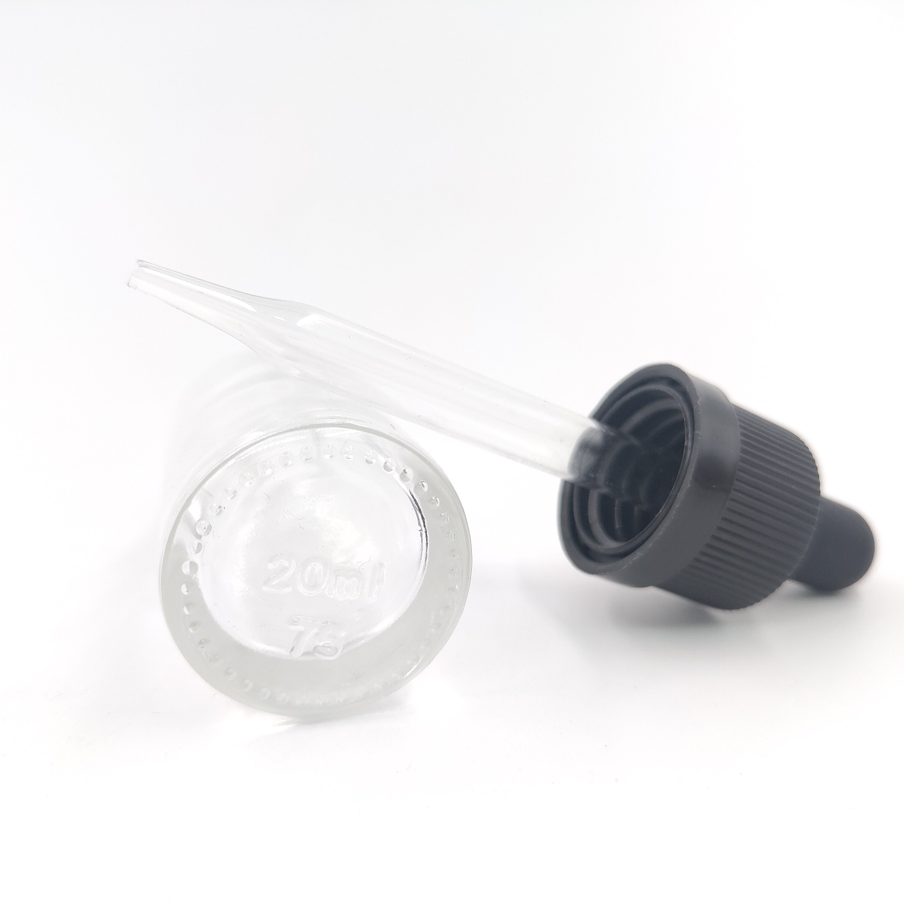 20ml clear glass dropper bottle Essential oil bottle