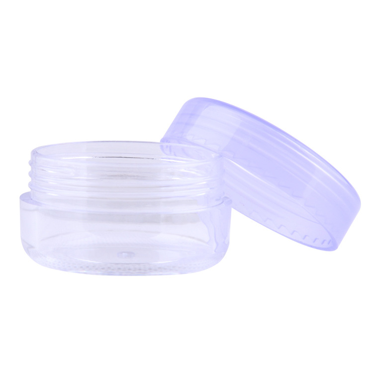 20ml colorful plastic lid skin care cream jar 20g cosmetic powder storage container jar empty makeup foundation bottle jar