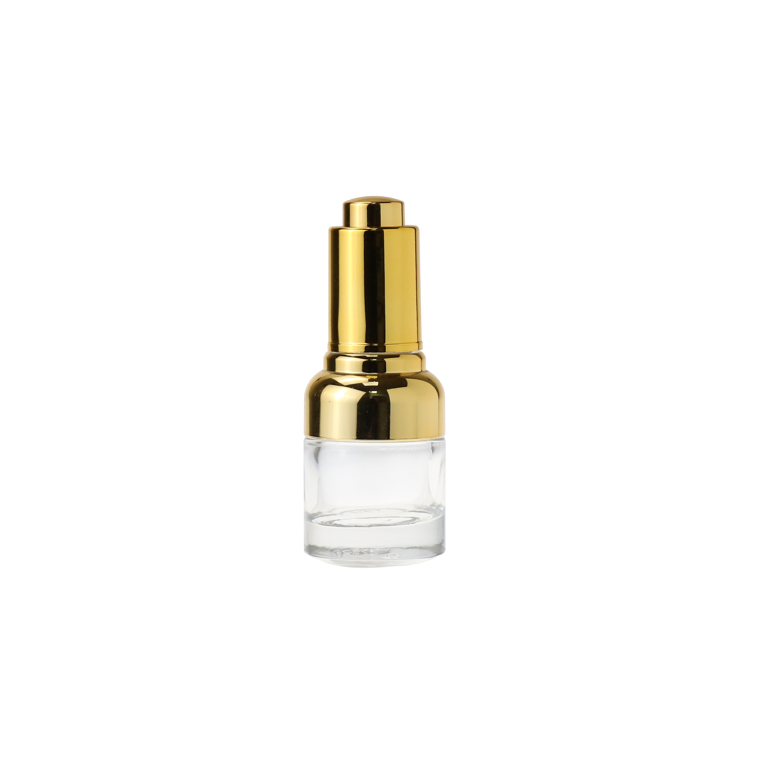 20ml cosmetic essential oil serum perfume clear glass dropper bottle