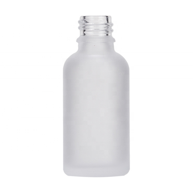 20ml frosted white essential oil bottle 20ml glass dropper bottles cosmetic container