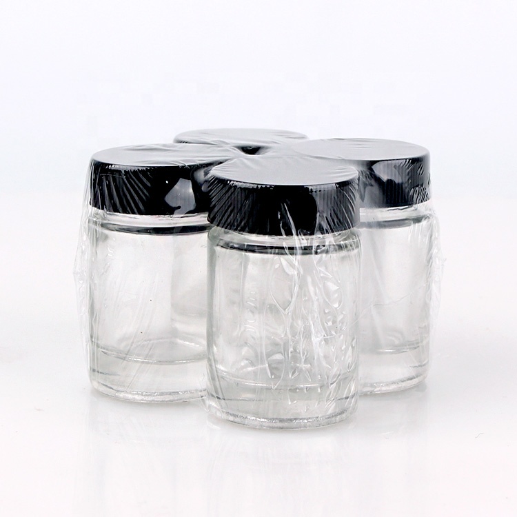 20ml mini size glass medicine packaging bottle glass pill bottle with plastic cap