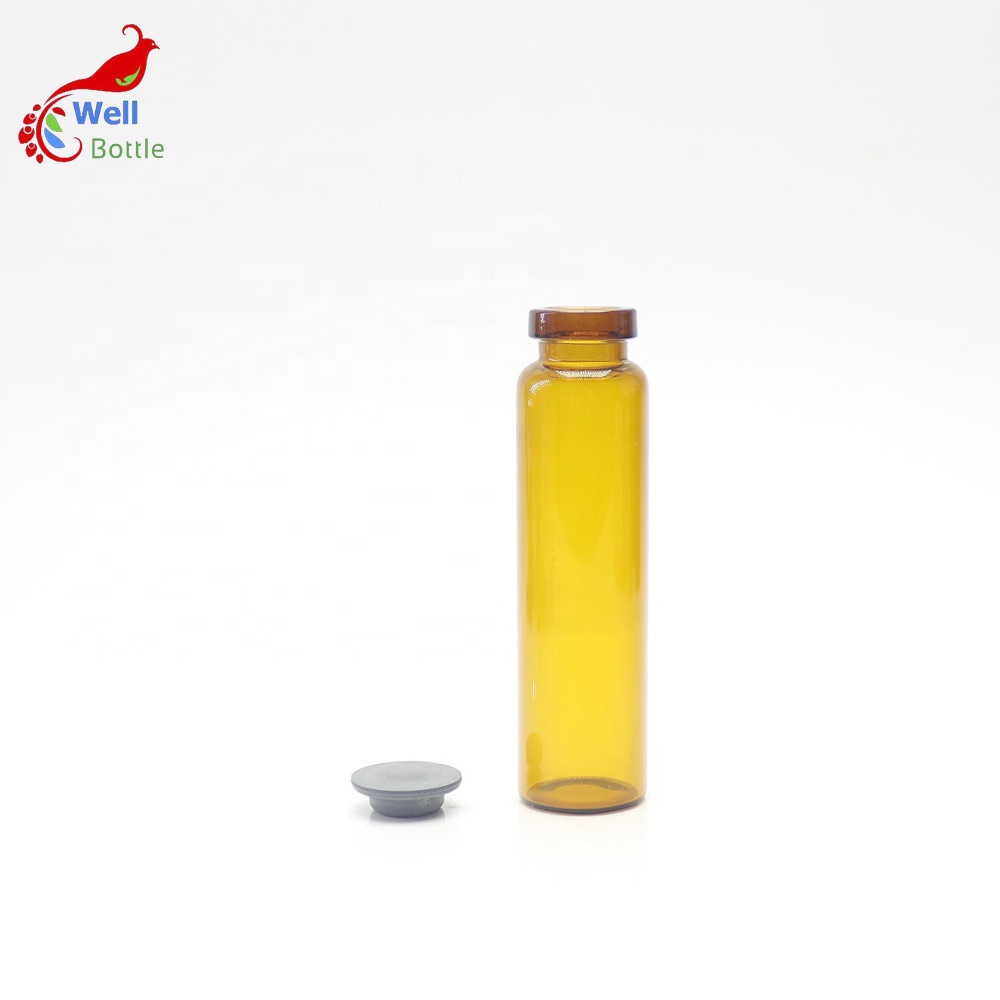 20ml penicilin vial pharmaceutical antibiotic vial with stopper VB-62T