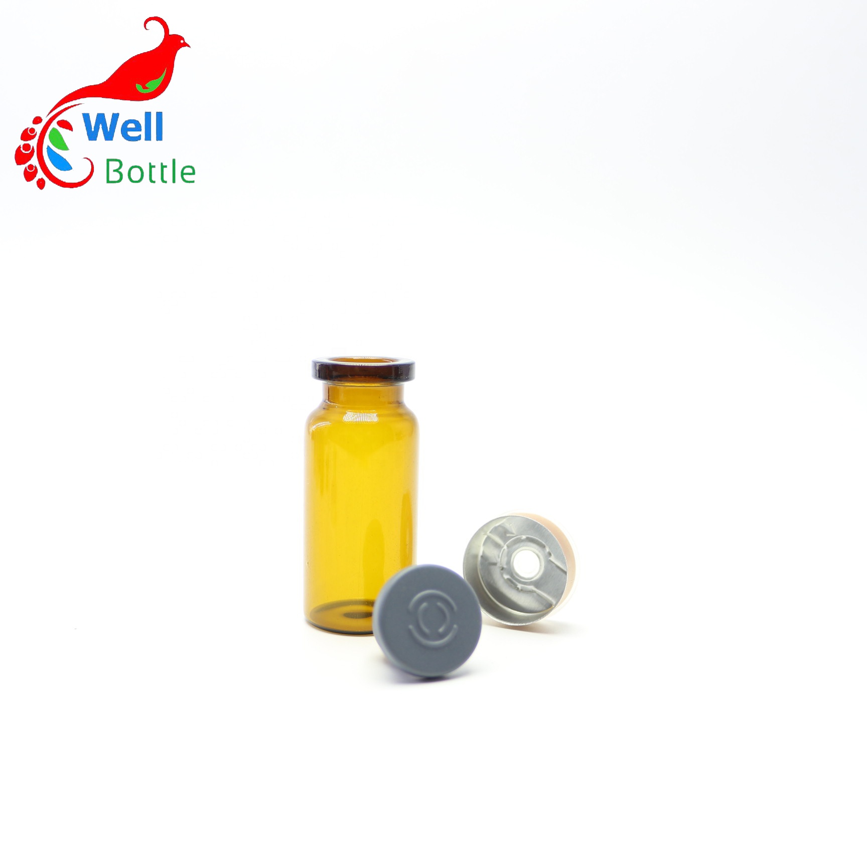 20ml penicilin vial pharmaceutical antibiotic vial with stopper VB-62T
