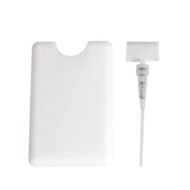 20ml pocket perfume card spray bottle plastic hand sanitizer spray bottle