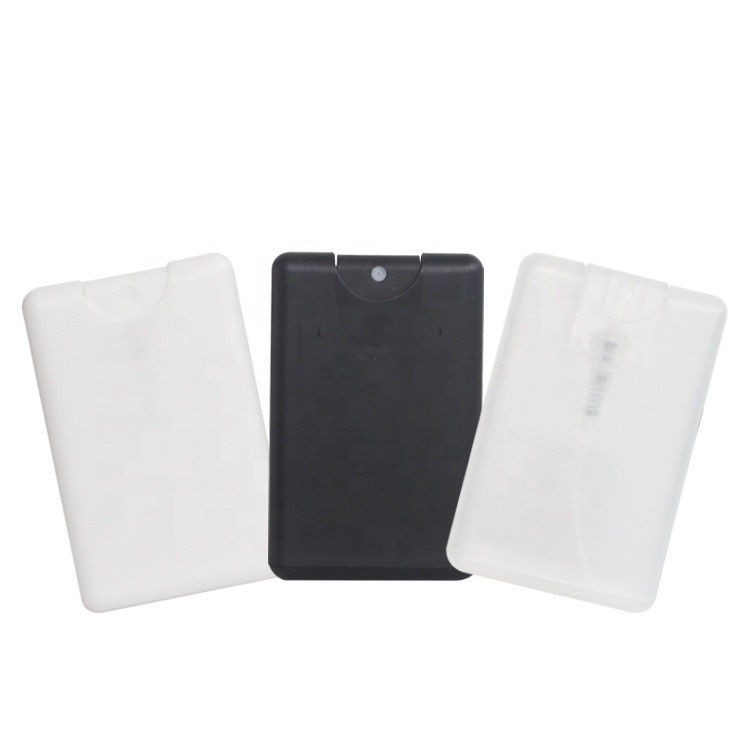 20ml pocket perfume card spray bottle plastic hand sanitizer spray bottle