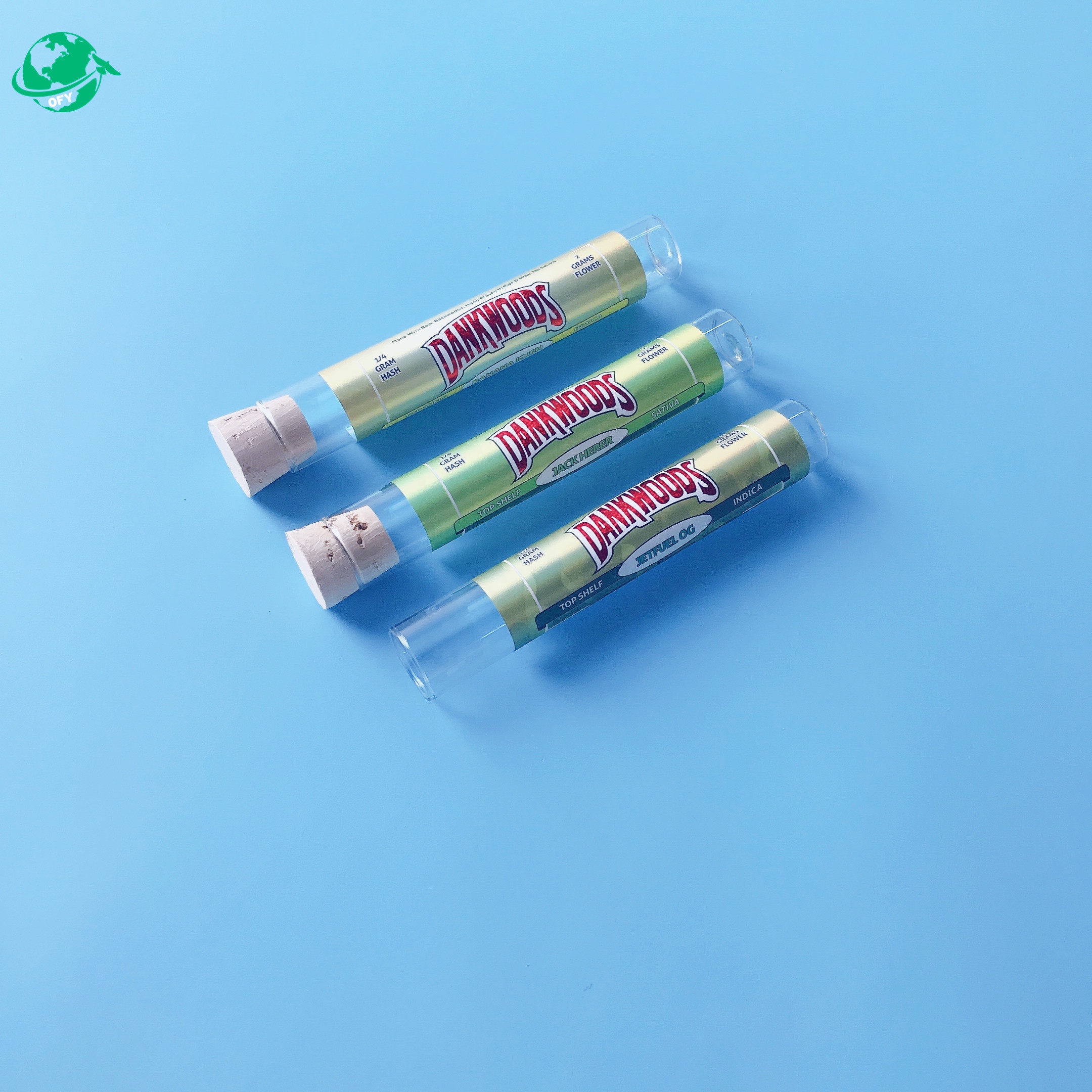 20x120mm 22x120mm Dankwoods Preroll Blunt Tube with Real Cork Top