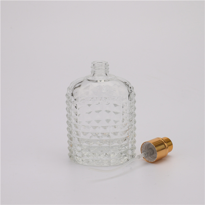 2121 New Trend Wholesale Luxury Unique Design Glass Perfume Bottles 50ml