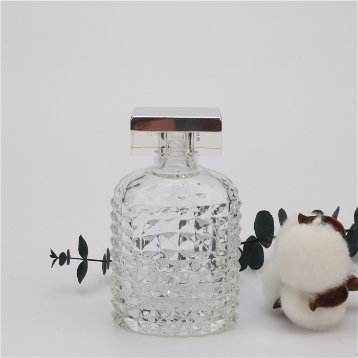 2121 New Trend Wholesale Luxury Unique Design Glass Perfume Bottles 50ml
