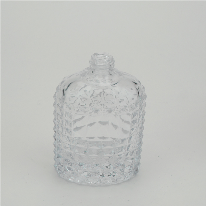 2121 New Trend Wholesale Luxury Unique Design Glass Perfume Bottles 50ml