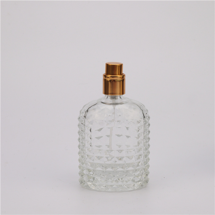 2121 New Trend Wholesale Luxury Unique Design Glass Perfume Bottles 50ml
