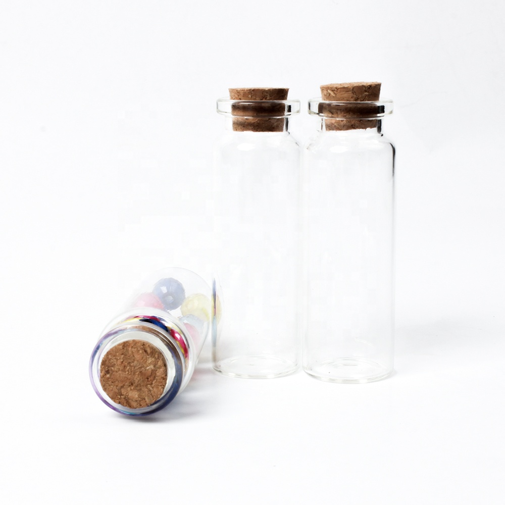 21993 Customized Clear Glass wishing drift Bottle with Cork with 2000packs