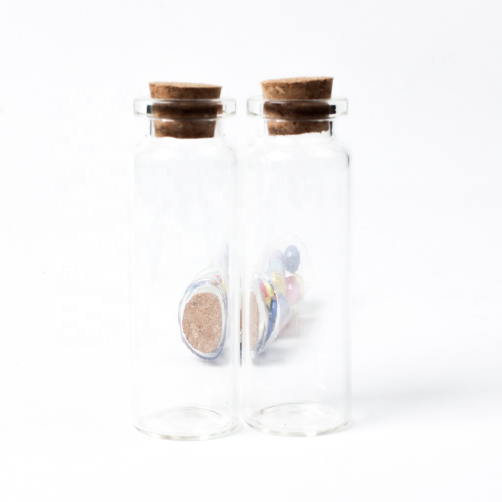 21993 Customized Clear Glass wishing drift Bottle with Cork with 2000packs