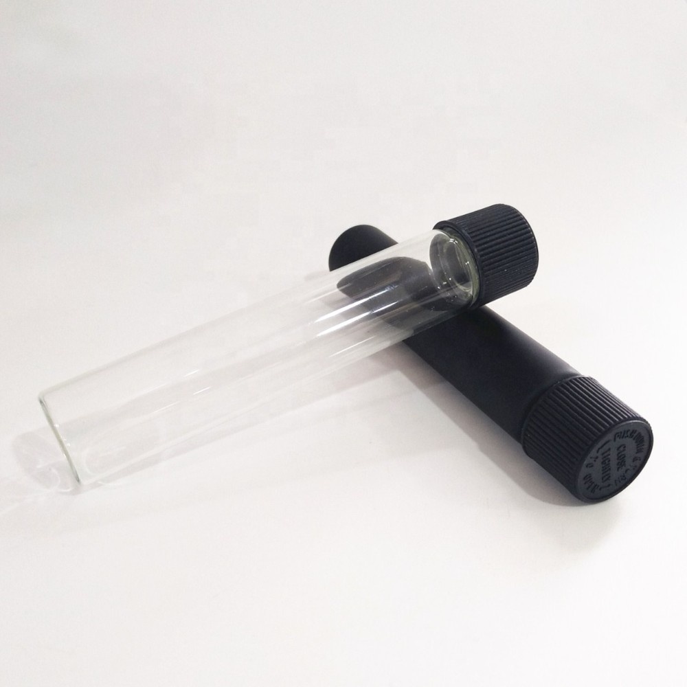 22*115 glass tube for pre roll for flowers packaging