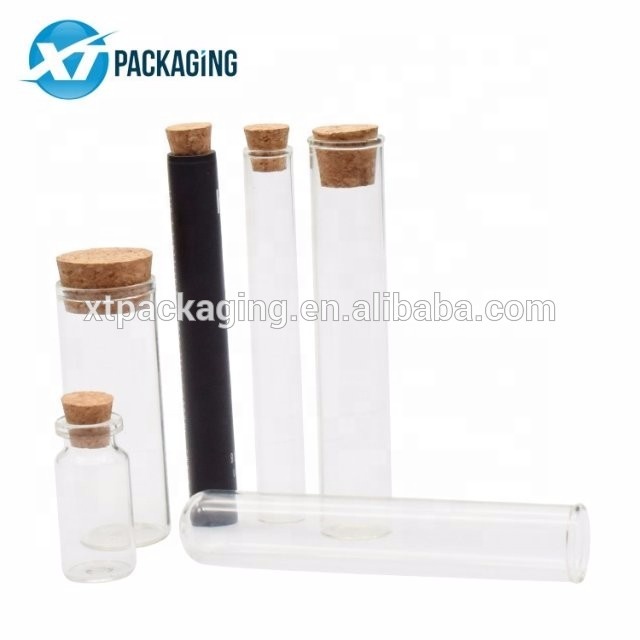 22*115mm colored pre roll glass tube translucence painting glass tube for doobage cigar packaging