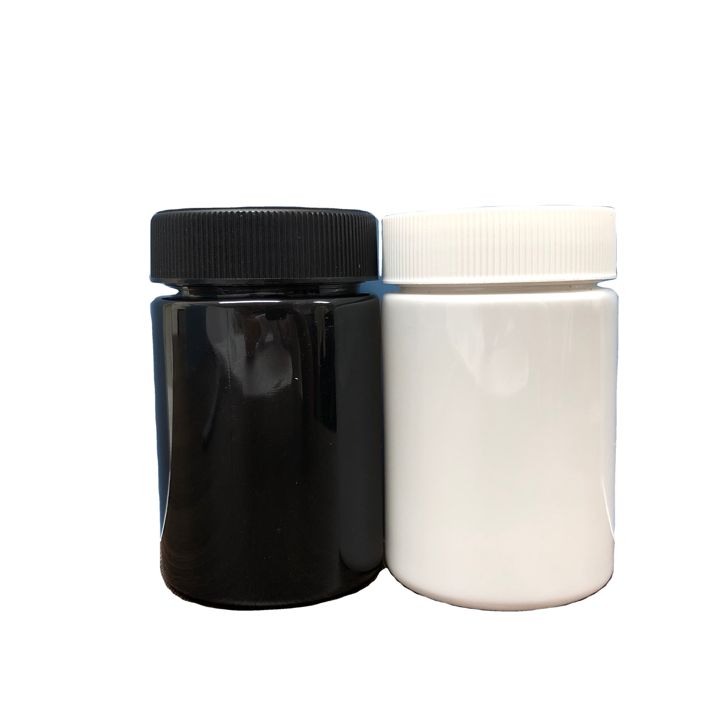 220ml 7oz CRC PET Jar Childproof PET jar Plastic Cylinder Medicine Pharma Jar Opaque color with Press Cap Wholesale