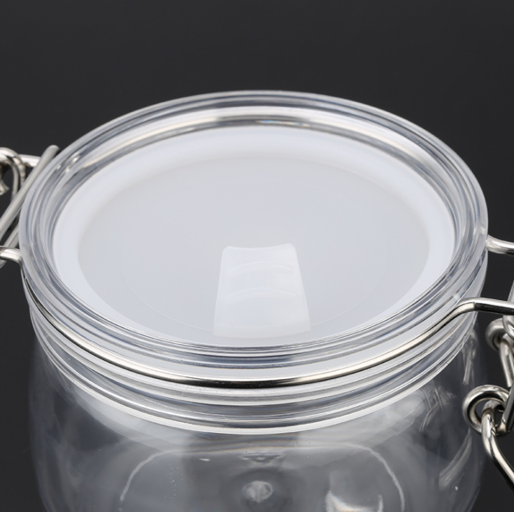 220ml PET seal port thicker cosmetic container food jar powder can in stock face cream empty PET jars no leakage