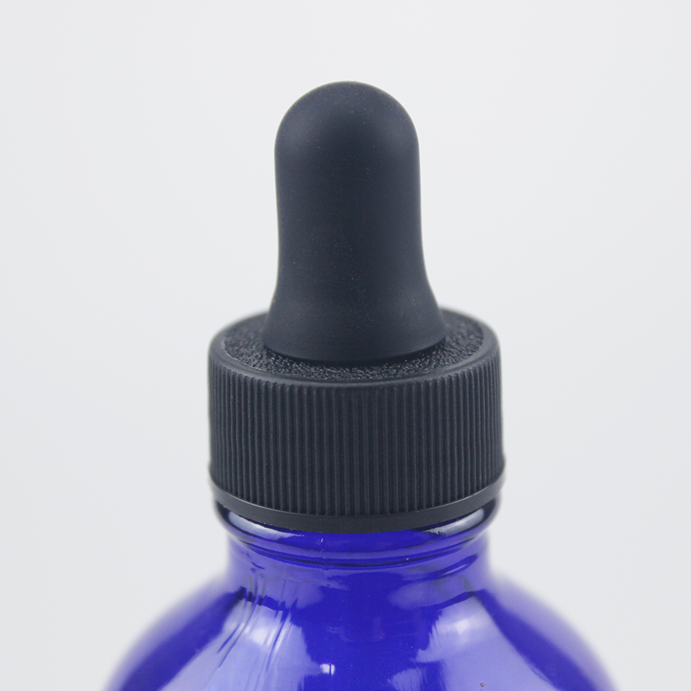22mm 400 120ml 3oz generalblue boston round colored glass dropper bottle