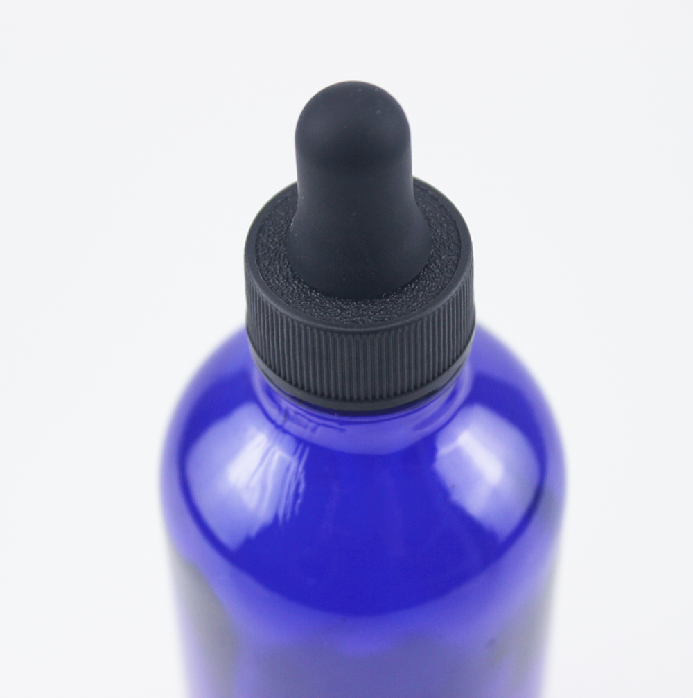 22mm 400 120ml 3oz generalblue boston round colored glass dropper bottle