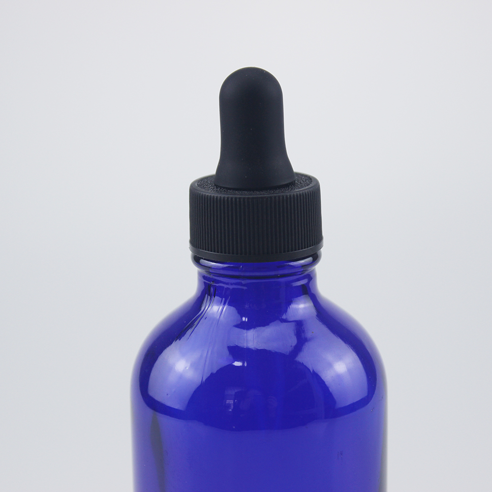 22mm 400 120ml 3oz generalblue boston round colored glass dropper bottle