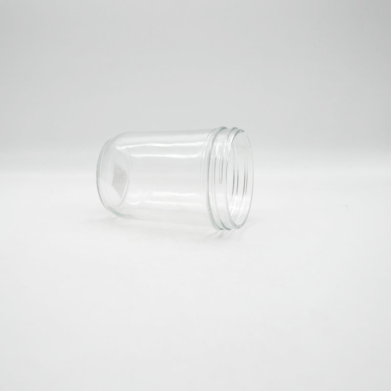 230ml Round Clear Honey/Hot Sauce/Jam / Coffee beans Glass Jar with Golden Cover