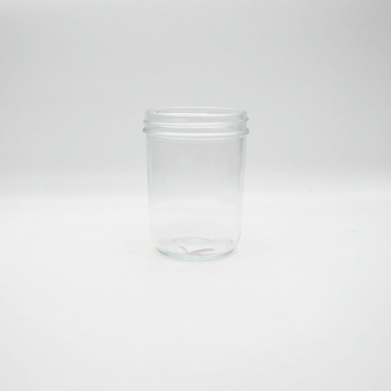 230ml Round Clear Honey/Hot Sauce/Jam / Coffee beans Glass Jar with Golden Cover