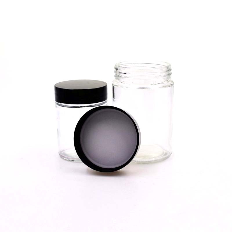 230ml round shape empty wide mouth dispenser glass mason jar canning jars for scented tea with plastic sealed leak proof cap