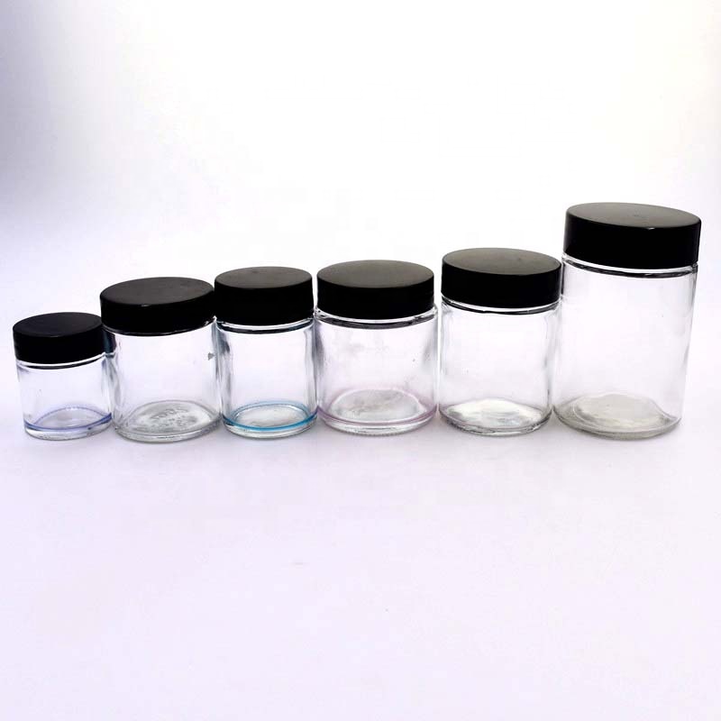 230ml round shape empty wide mouth dispenser glass mason jar canning jars for scented tea with plastic sealed leak proof cap