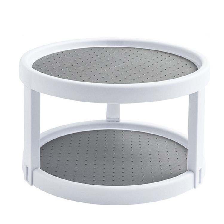 24.8cm Rotatable Spice Box Shelf Storage Box Shelf Kitchen Supplies Corner Spice Bottle Condiment Stand