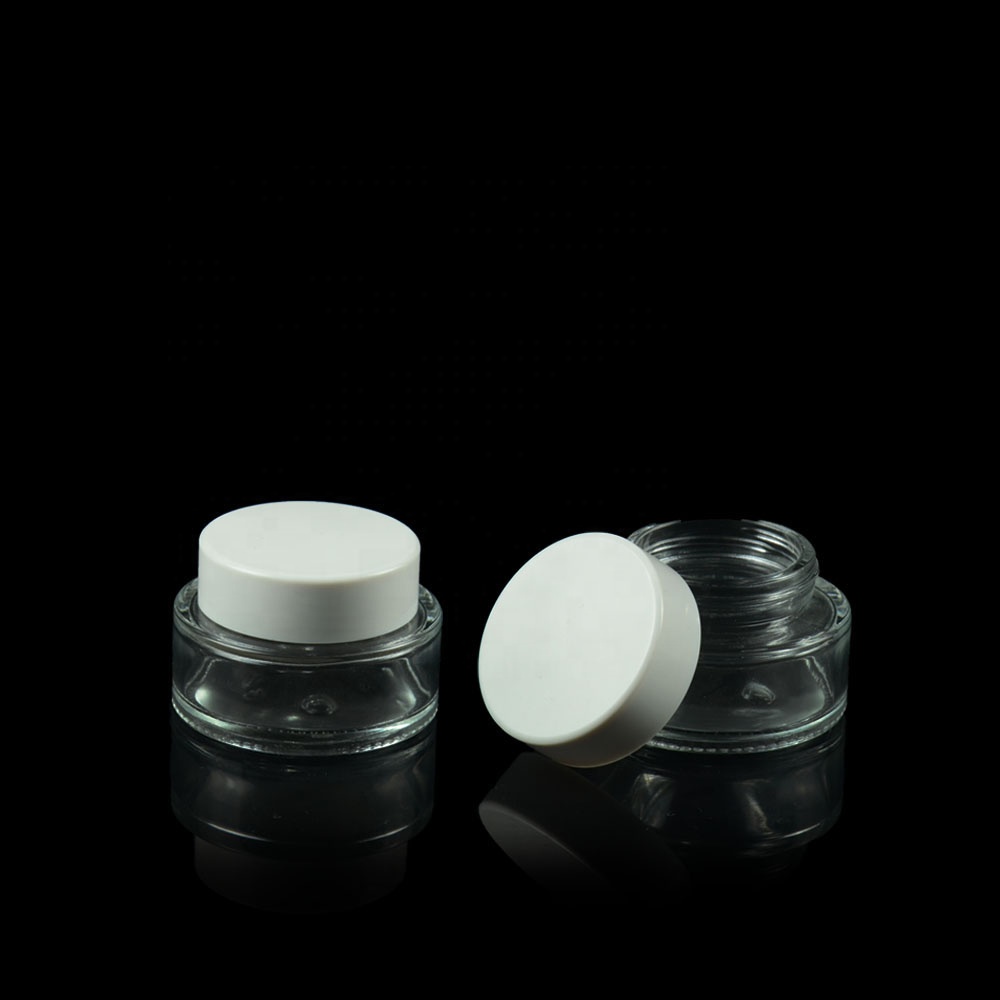 24 Hours Feedback Eco-Friendly glass jar manufacturers 15g small cosmetics cream glass jars