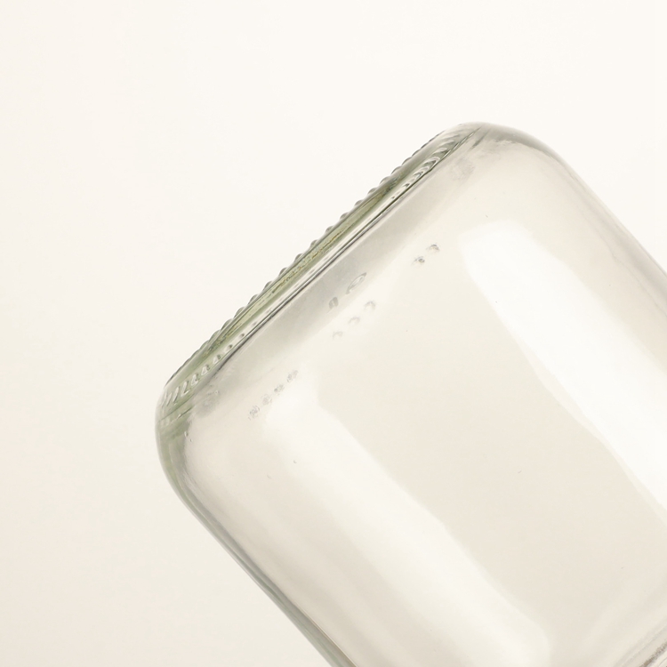 240ml Straight Sided Glass Jar With Black/Golden lid Empty Honey Candy Food Glass Jars