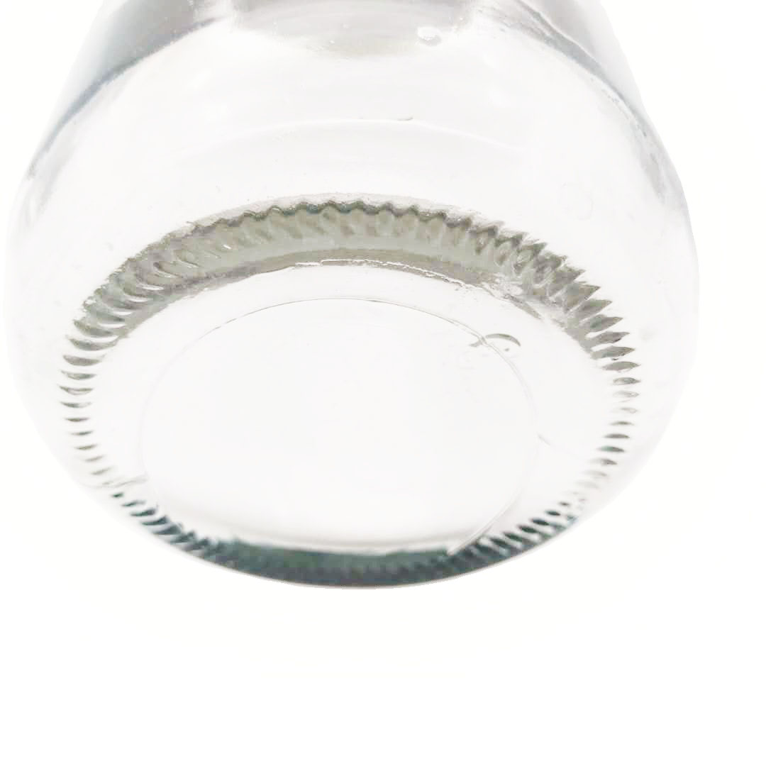 24oz Wholesale clear round glass jars with metal lid from suppliers