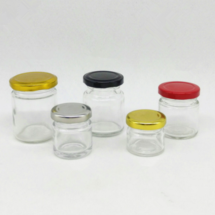 25 ml 40 ml 50 ml 75 ml 100 ml wedding honey jar with screw top lid wholesale