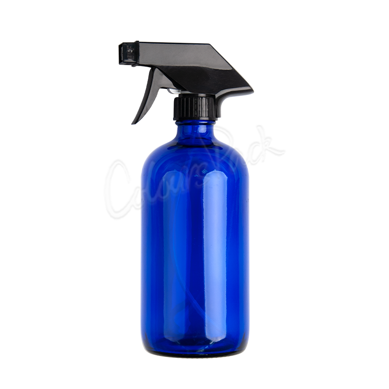 250 500 ml custom brown double head glass spray bottles for cleaning