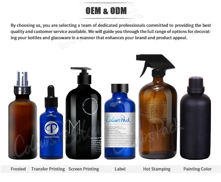 250 500 ml custom brown double head glass spray bottles for cleaning