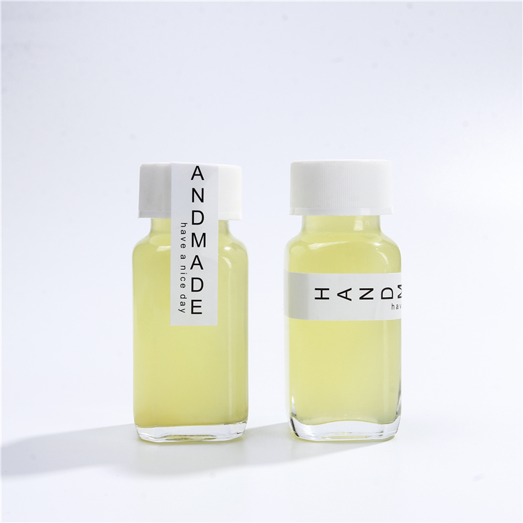 250 ML Factory Price Glass Bottle For Juice Beverage Glass With White Plastic Lids