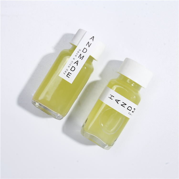 250 ML Factory Price Glass Bottle For Juice Beverage Glass With White Plastic Lids