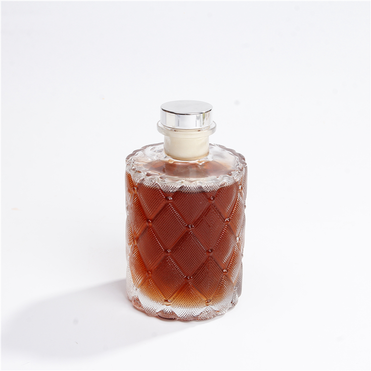 250 ML New Design Round Glass Bottle For Wine Beverage Glass With Aluminum Cork And Plug