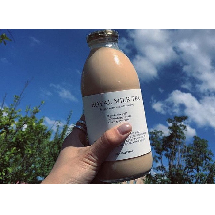 250 Ml 500 Ml Glass Beverage Juice French Square Juice In Pet Bottle With Plastic Aluminium Cap
