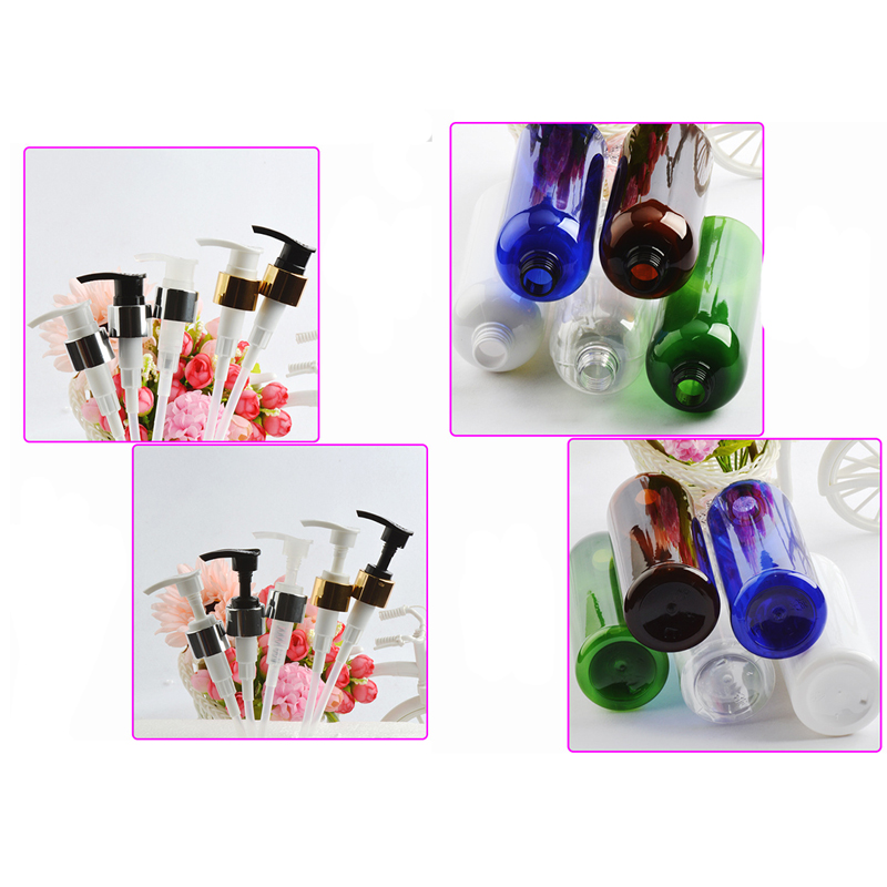 250 ml 300 ml 500 ml 680 ml PET plastic lotion bottles with labels