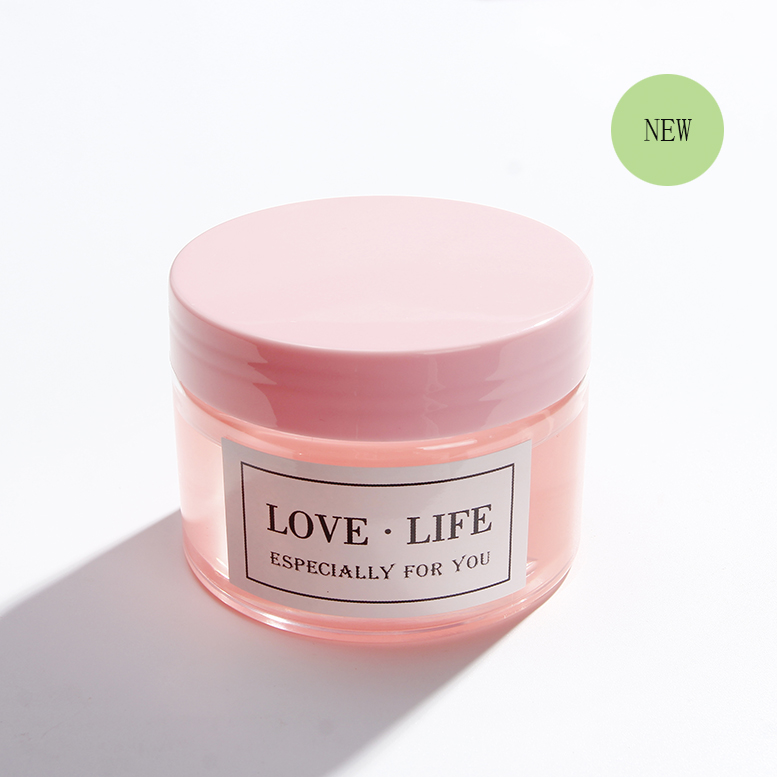 250 ml 500 ml Luxury Plastic Pink Cosmetic Makeup Body Butter Empty Cream Jar
