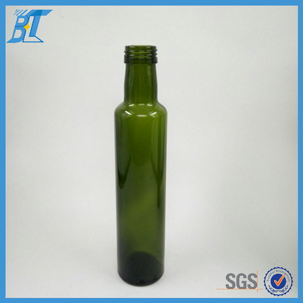 250 ml 500 ml green round Avocado oil bottles glass dorica